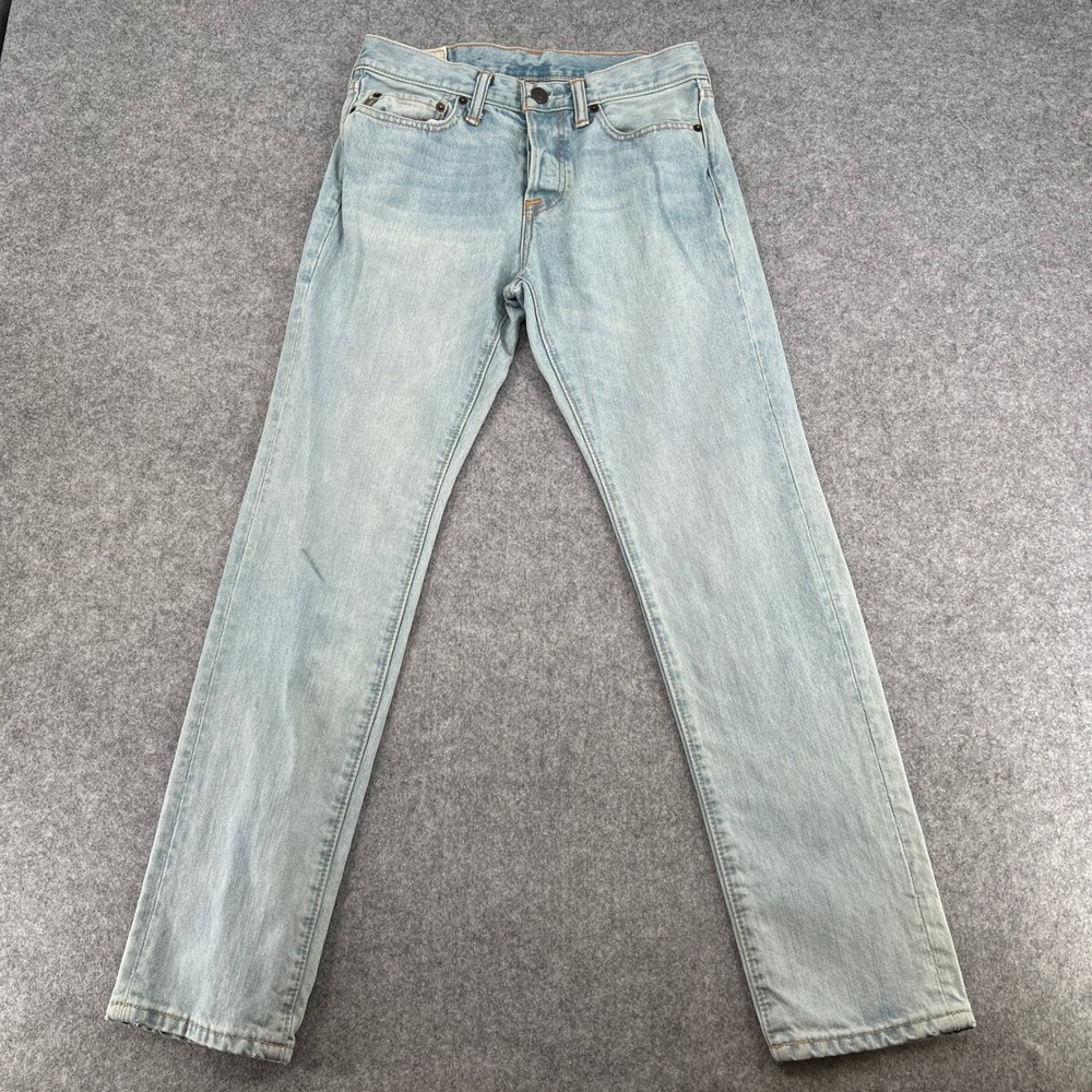 Abercrombie & Fitch Jeans Mens 29x30 Straight Light Blue Denim EUC